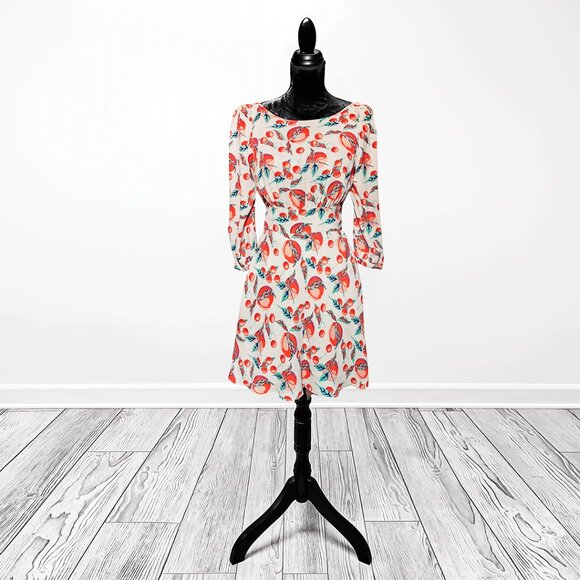 Juicy Couture Dresses & Skirts - Juicy Couture Retro Peaches & Cream Cherry Dress